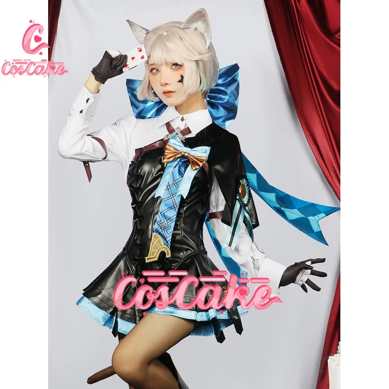 

Genshin Impact Lynette Cosplay Costume Lynette Fontaine Halloween Full Cos Set Female