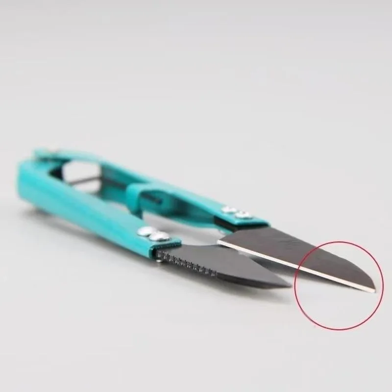High Quality  U Shape Sewing Scissors Professional Small Sharp Trimming Sewing Scissors DIY Stainless Steel Cutting Tread Tool