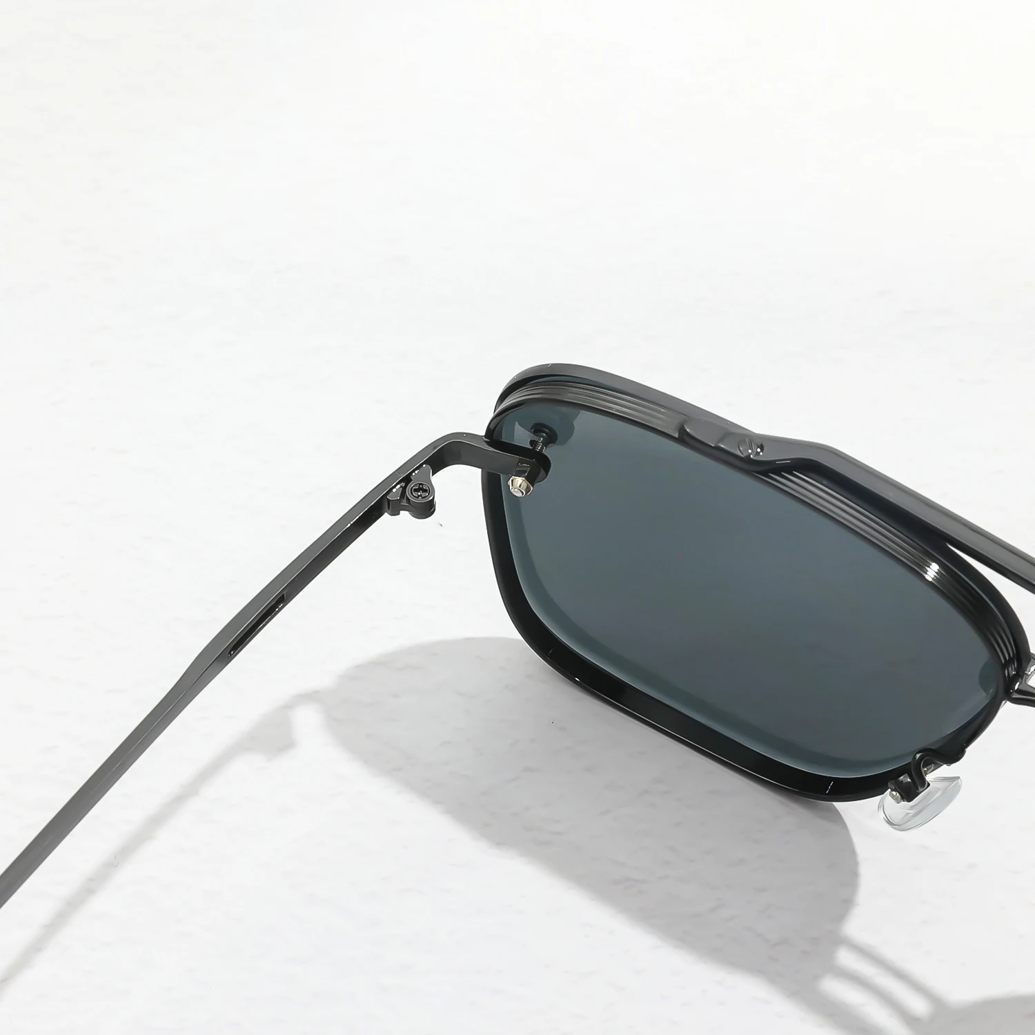 Metall Punk Großen Rahmen Sonnenbrille für Männer Frauen Coole Fahren Gläser Marke Design Quadrat Sonnenbrille Brille UV400 Brillen – Detail 10
