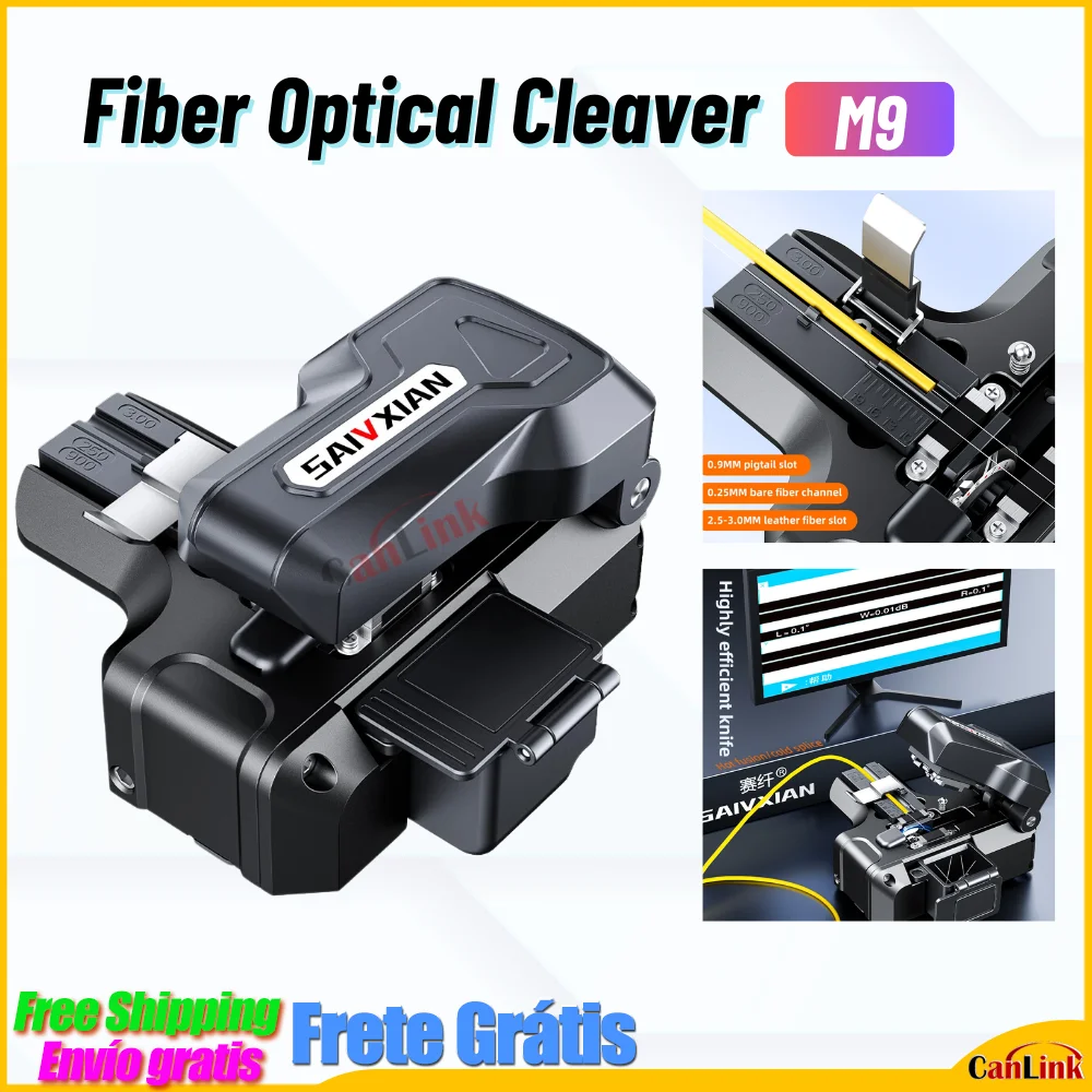 

M9 One-Step Fully Automatic High Precision Optic Cleaver Optical Fiber Fusion Splicer Cutting Knife