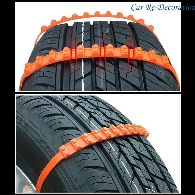 

R58D Anti-slip Mud Snow Chains for Car Truck SUV Emergency Chain Winter Driving Mountain Climbing Low Temperature Resistant