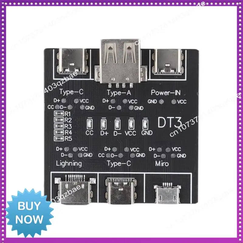 Hot Ltem 2PCS Data Cable Detection Board USB Cable Tester Micro USB Cable Tester USB Type-C Date Cable On-Off Detection Board