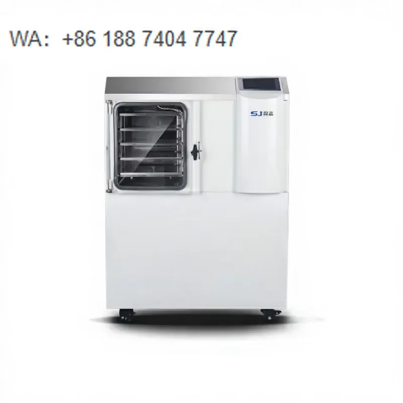 for SJIALAB Model 5S Control Food Freeze Dryer Vacuum Lyophilizer High Efficiency Chemical Drying Equipment for Sale