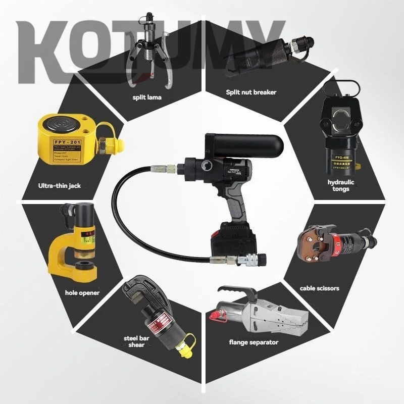 ปั๊มไฮดรอลิกไฟฟ้าแบบพกพาขนาดเล็กพิเศษ แบตเตอรี่ลิเธียม รุ่น SL-240S