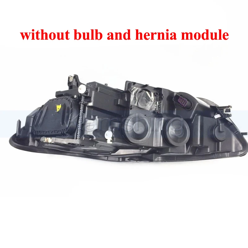 Kamshing المصد الأمامي المصباح لأودي A6 2012-2015 الجبهة رئيس ضوء كشافات رئيس مصباح دون AFS