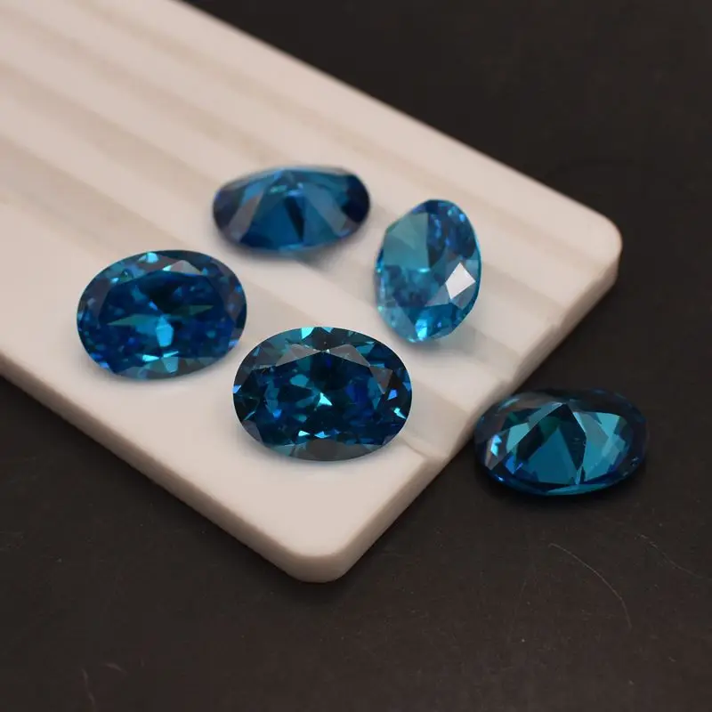 Natürlich abgebaut tiefes Aquamarin unbeheizt 15,0 ct 13x18mm oval geschnitten vvs lose Edelsteins chmuck Herstellung Edelstein