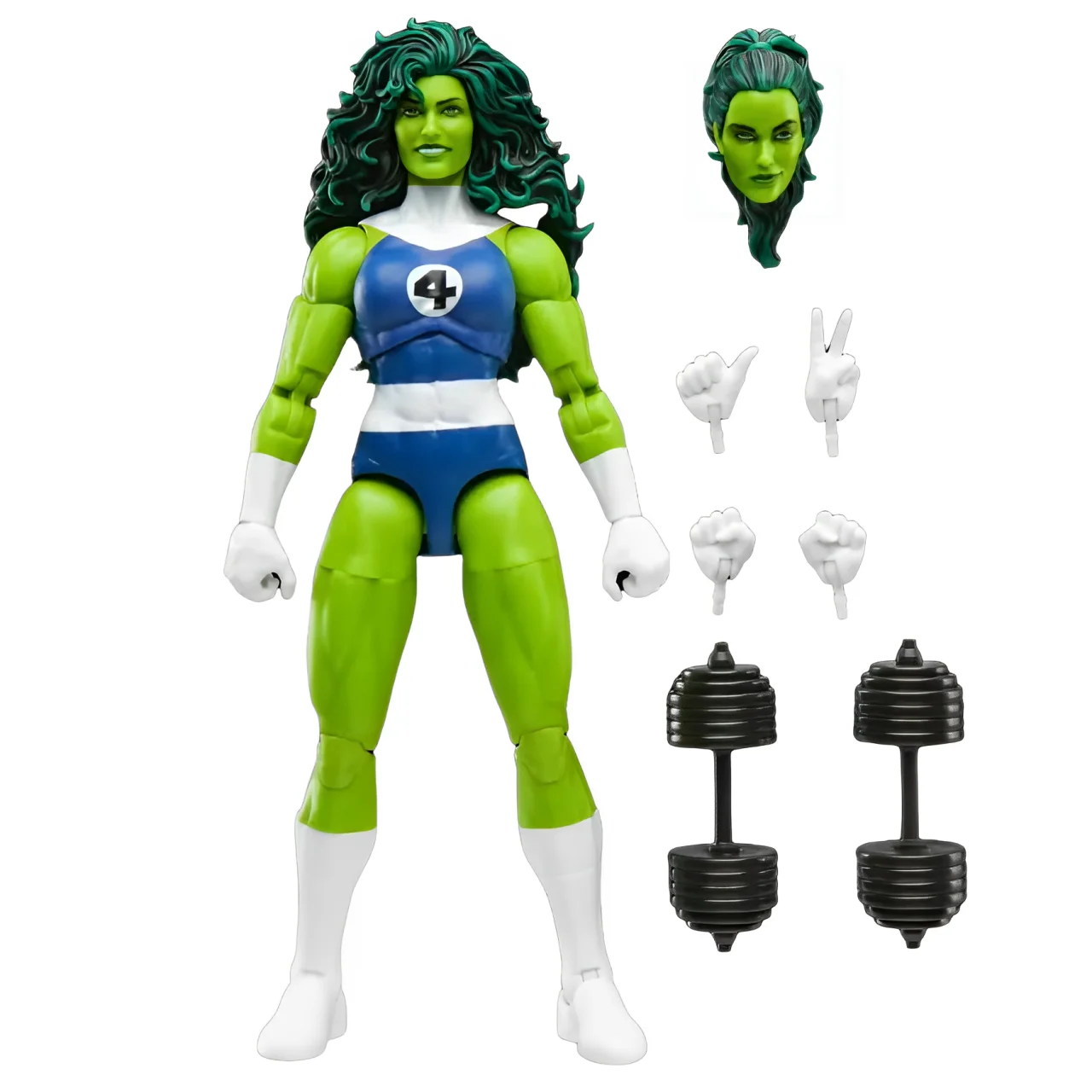 

Marvel Legends Fantastic Four Retro Cardback She Hulk 6" Action Figure