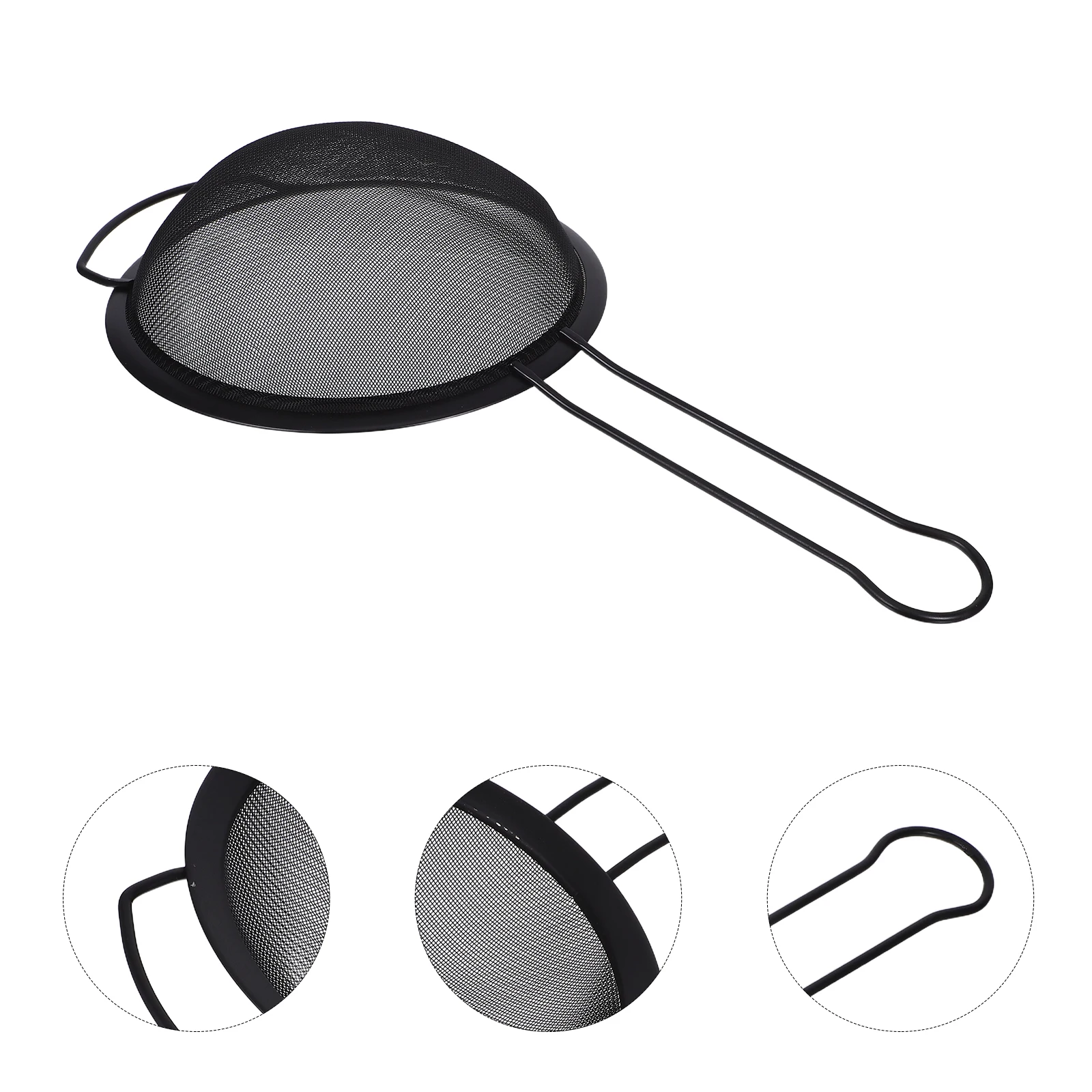 

Stainless Steel Strainer Sieve Fine Mesh Rust Resistant Lightweight Kitchen Gadget For Home Baking Powder Flour Sifting