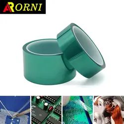 Green PET film tape 3mm~100mm high-temperature heat-resistant printed board brazing SMT coating shielding protection strip