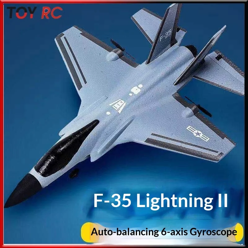 Feixiong Fx635 Remote Control Airplane F35 Fighter Fixed Wing Durable Foam Glider Outdoor Flying For Adult Hobby Enthusiasts