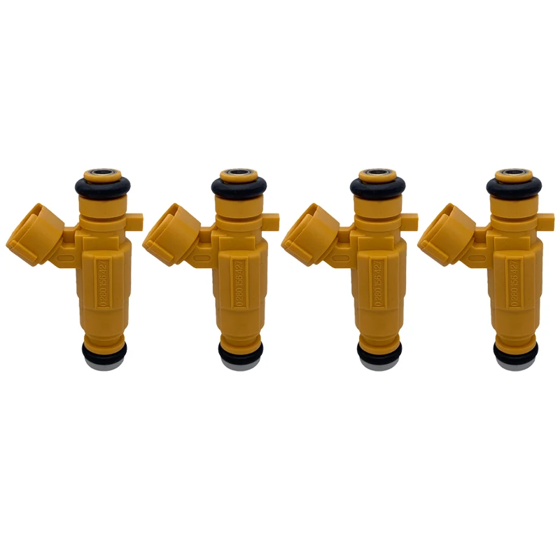 4x Fuel injector 0280156427 9684827280 1984H6 For PEUGEOT&CITROËN 206+ / 207 / C3 1.1 1.4