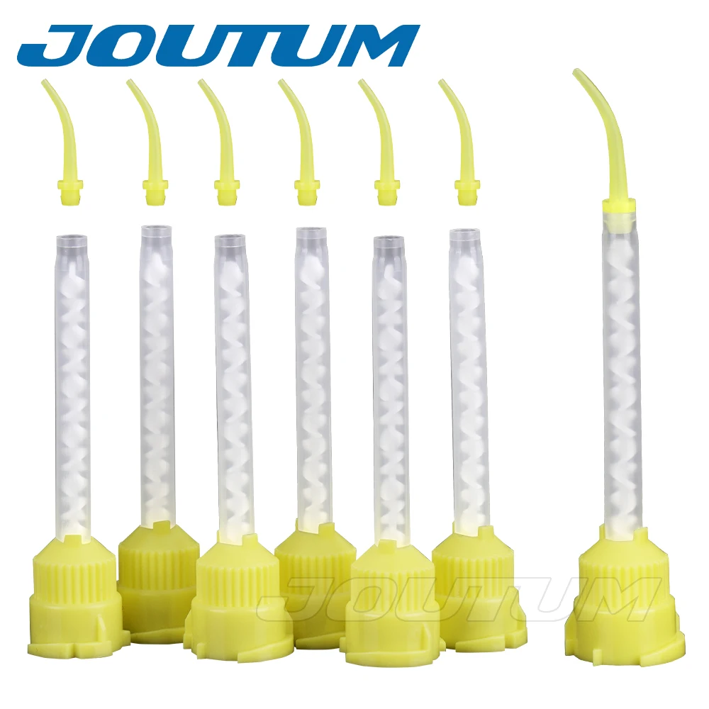 Dental Mixing Tips Impression Materials Lab Denture Laboratory Color Tubes Disposable Silicone Rubber