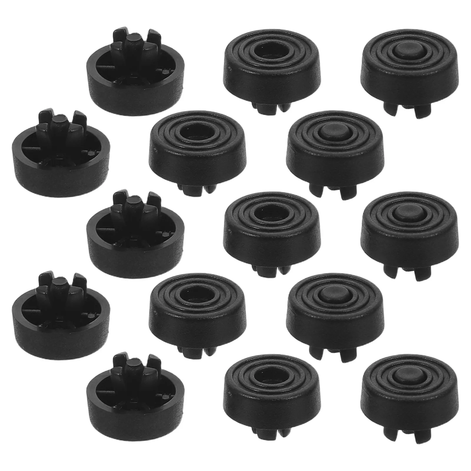 

25 Pcs Pc Case Anti-Vibration Feet Pads Non-slip Push-In Feets For Desktop Computer Gaming Computer Case Electronics Foot Mats