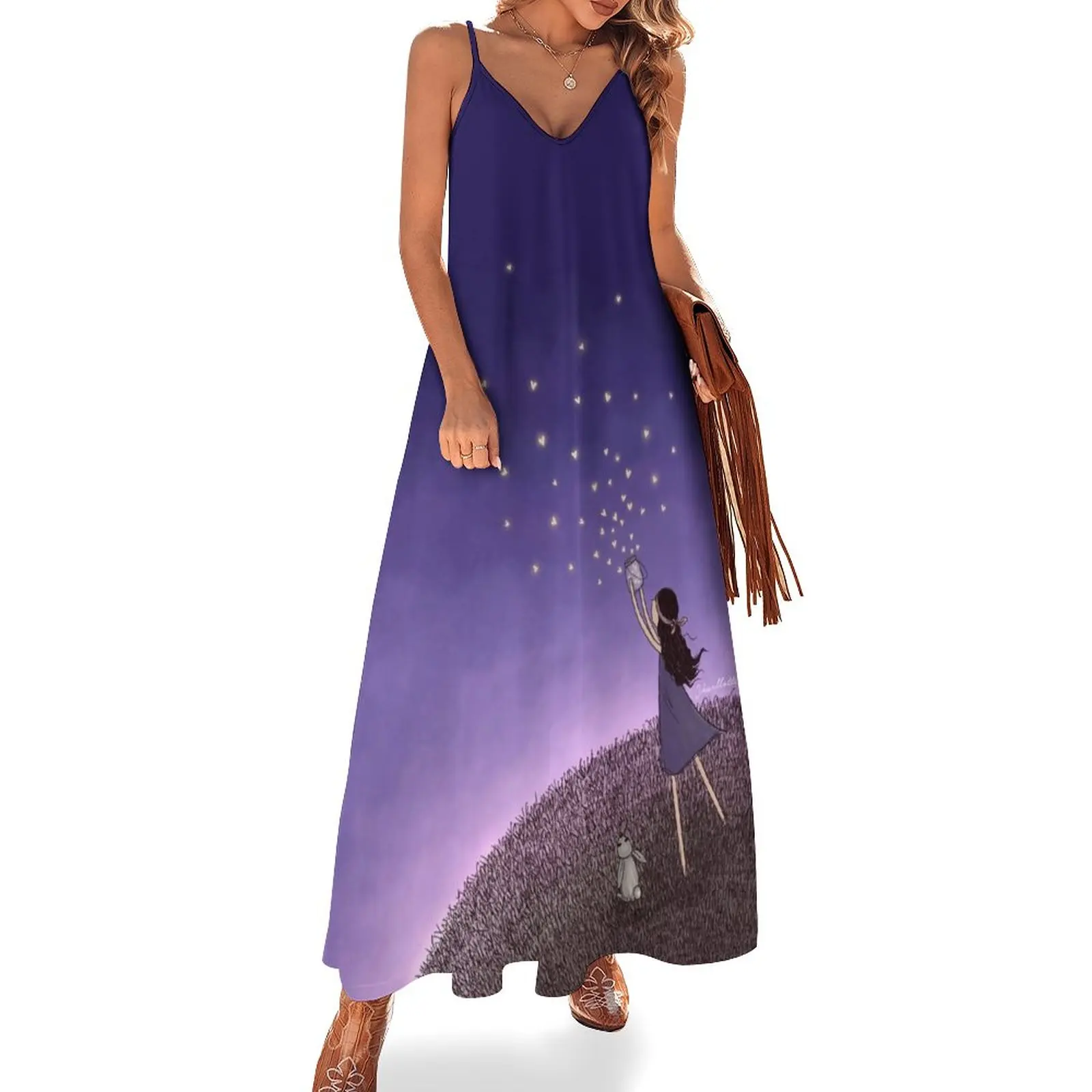 

Brave Heart Sleeveless Dress luxury woman evening dress long dress women summer summer clothes