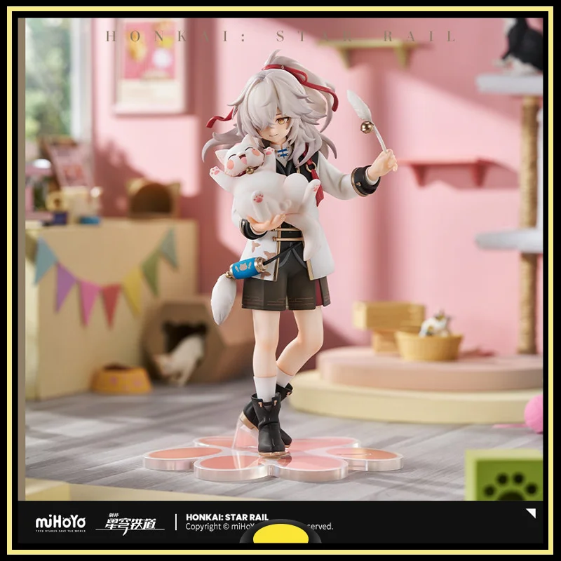 

Honkai Star Rail Jing Yuan Action Figure Q Version Doll Little Dot Cat Series Christmas Gifts for Children Original in Stock