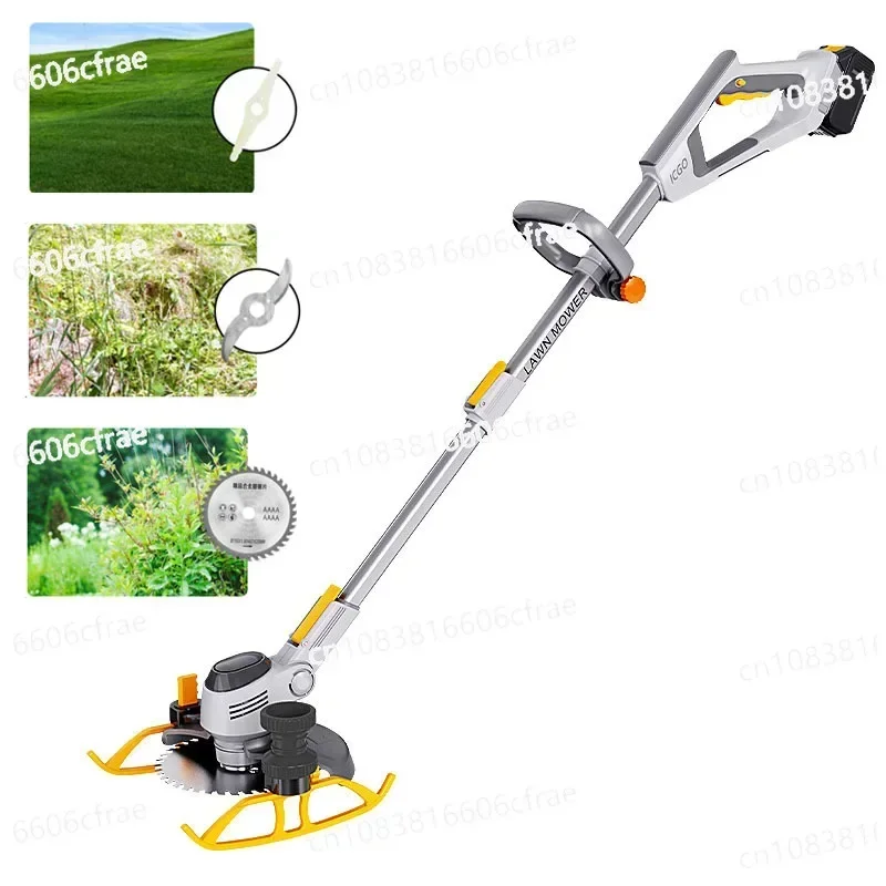 Cordless Brush Cutter Weed Eater Electric Weed Trimmer Handheld Lawn Mower Lawn Garden Pruning