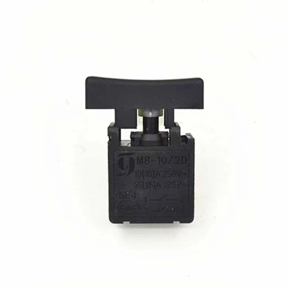 1pc Interruttore per smerigliatrice angolare al litio senza spazzole 10A/250V 16A/125V Accessori per interruttori per smerigliatrice multifunzione