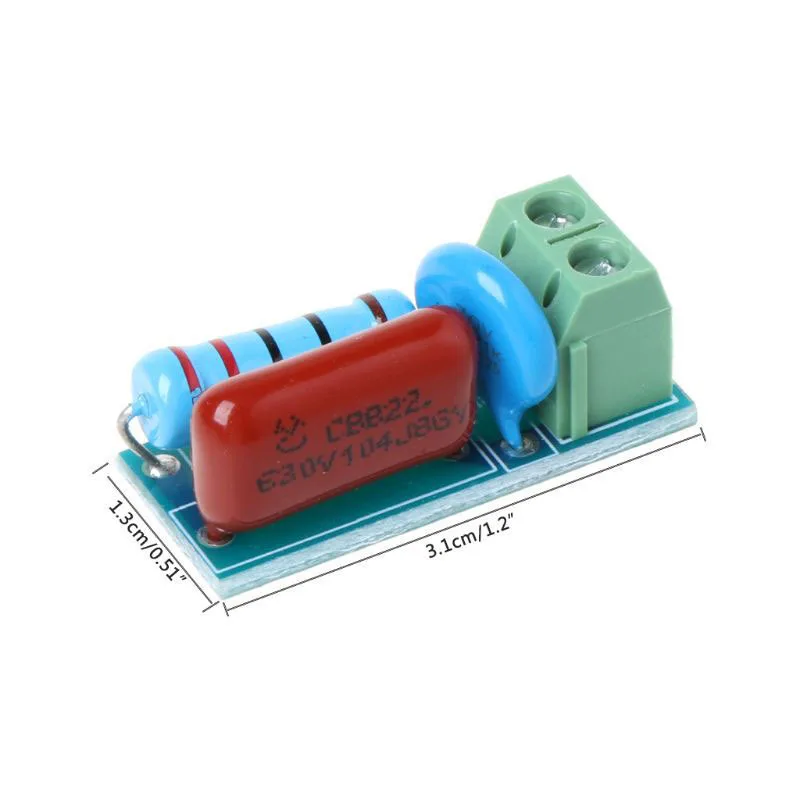 1/2~100/200Pcs RC Absorption Circuit Module Relay Contact Protection Circuit Electromagnetic Anti-interference Module