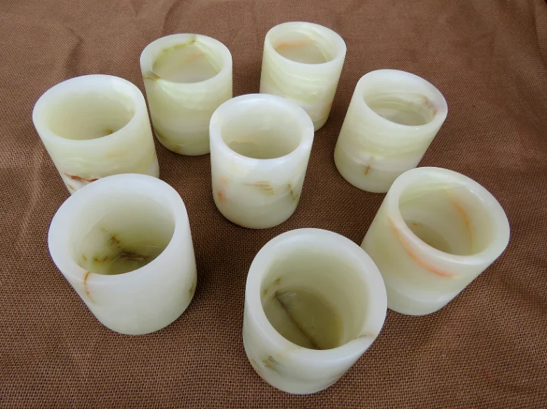 Custom Best Selling Gift Box Packaging Luxury Stone Candle Holders For Home Decoration