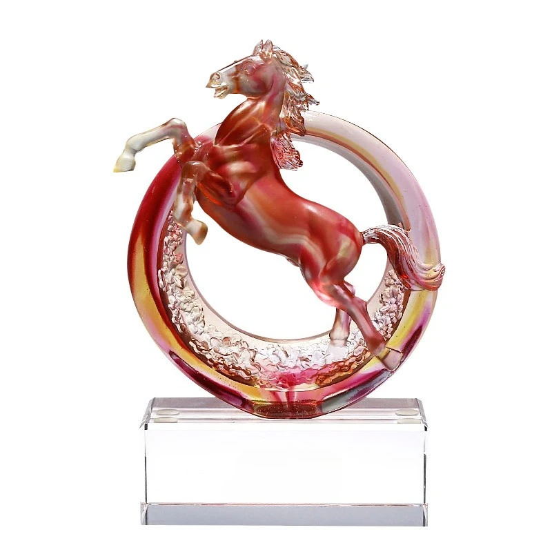

Glazed Zodiac Horse, Living Room, Office, Decorative Ornament