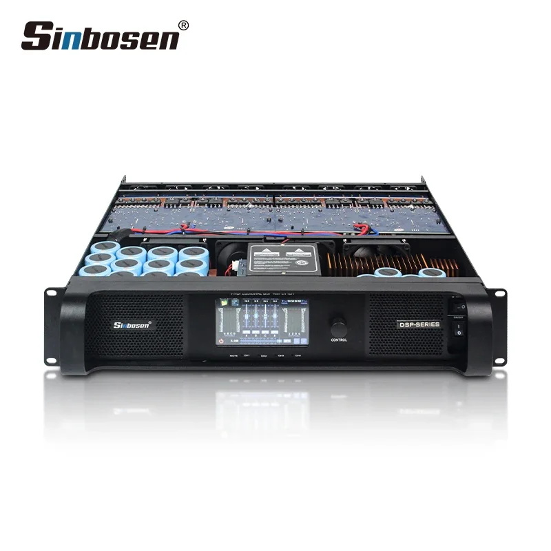 DSP-10Q Class Td Dsp 4 Channel FIR 2u Touchscreen Dsp For Power Amplifier 2000 Watts