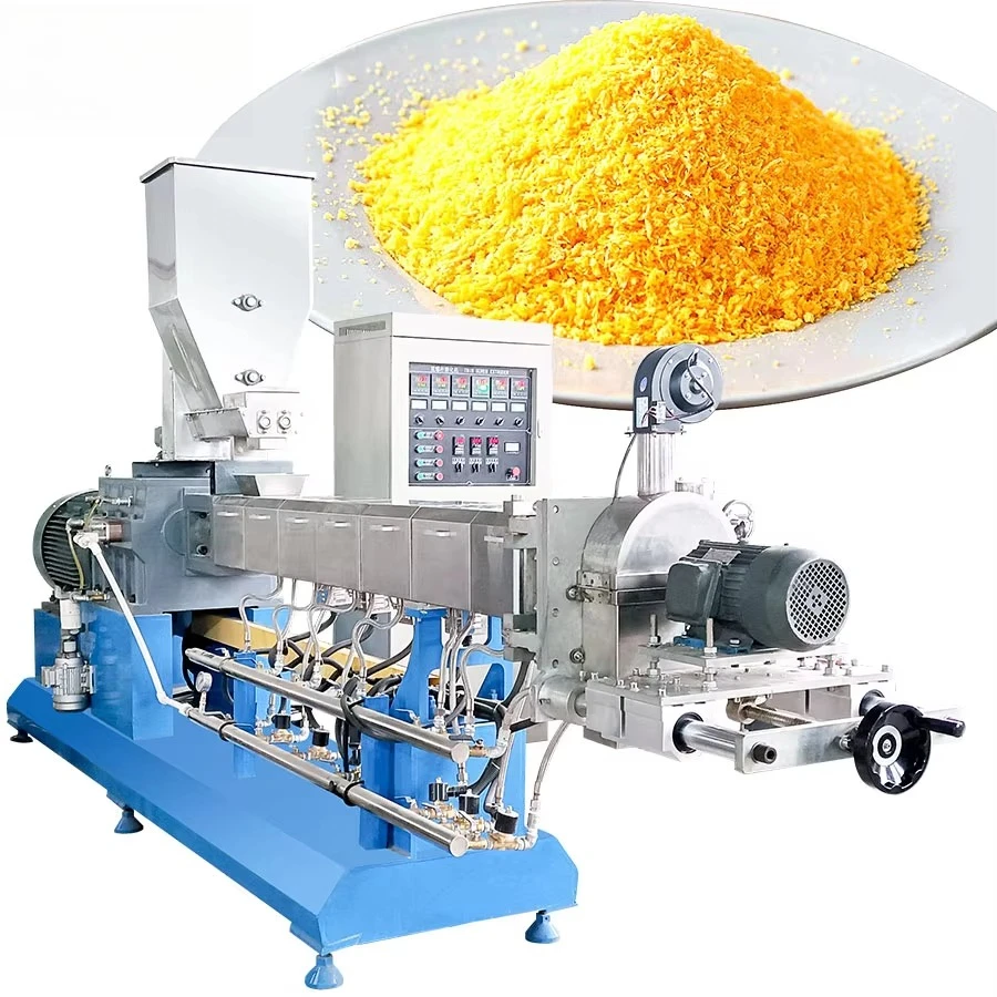 Customized Economically Efficient Automatic Panko Bread Crumb Making Machine Breadcrumbs Extruder Production Line