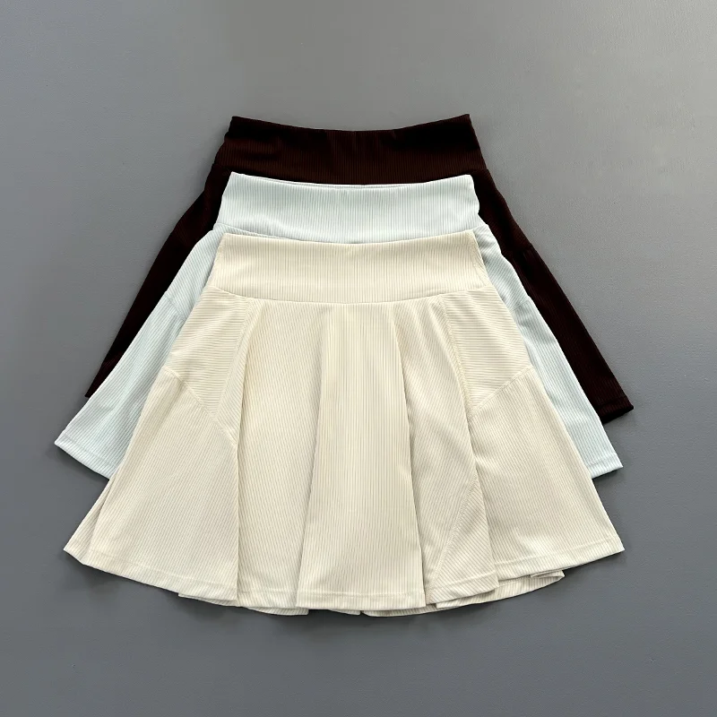 

Женская плиссированная юбка, спортивная и повседневная короткая дышащая теннисная юбка с высокой талией