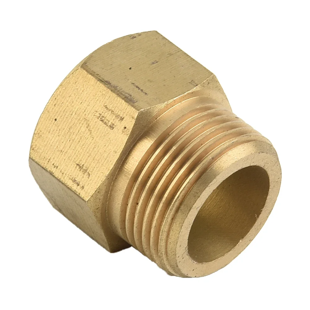 Adaptador de arandela de presión M22 macho X 1/2 pulgadas hembra de latón para conexiones de tornillo rápido, herramientas de jardín, G 1/2in, 1 ud.