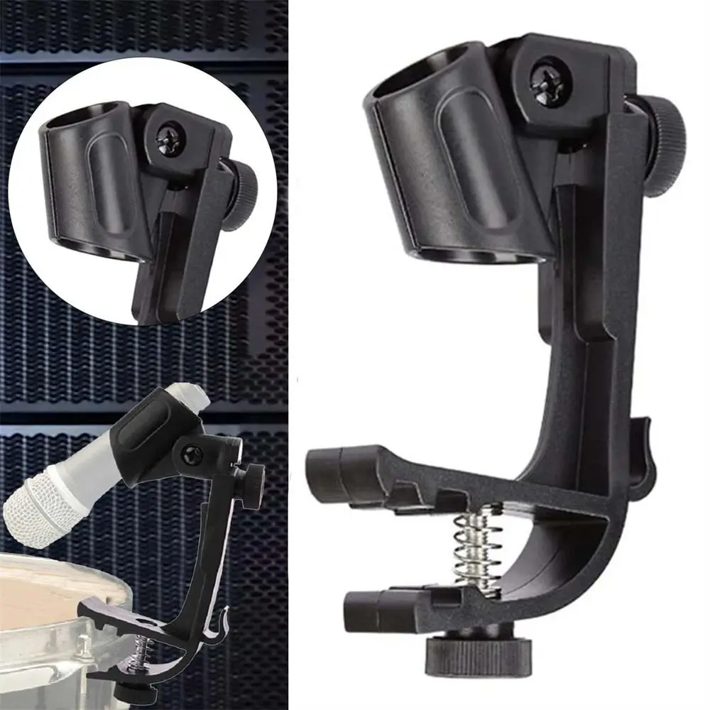 

Mic Clamp Stand Instrument Accessories Drum Supplies Clip Holder Drum Microphone Clip Drum Microphone Holder Drum Mic Stand