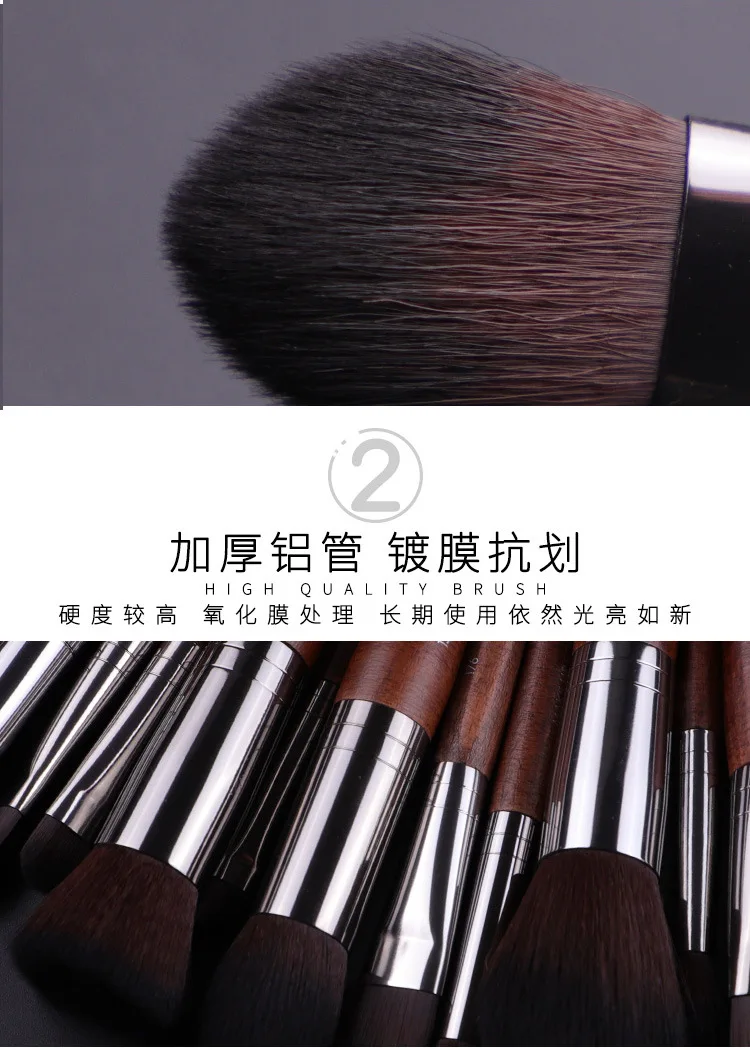 3pcs/set Powder Makeup brush detail Eyeshadow Lip liner Natural Precision Smudge Concealer Make up brushes Crease cosmetic tools