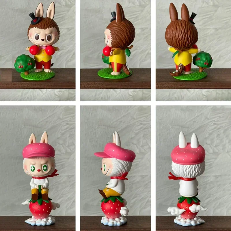 Echte Version neue Labubu Elf Obst Serie Mystery Blind Box bestätigen Stil Modell Sammlung Action figur Cartoon Dekor Spielzeug