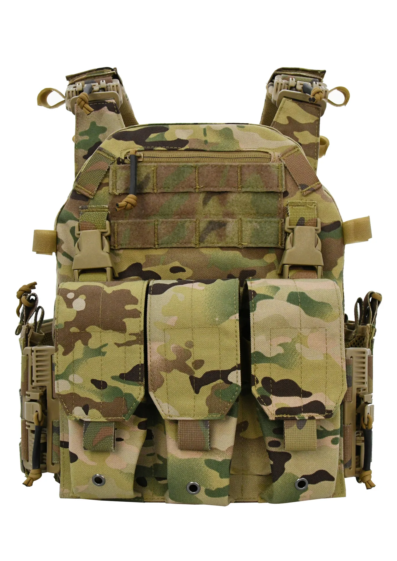 1000D Nylon Self Defense Quick-release Tactical Vest Molle System Camouflage Training Uniform Tactical Military Outdoor Vest