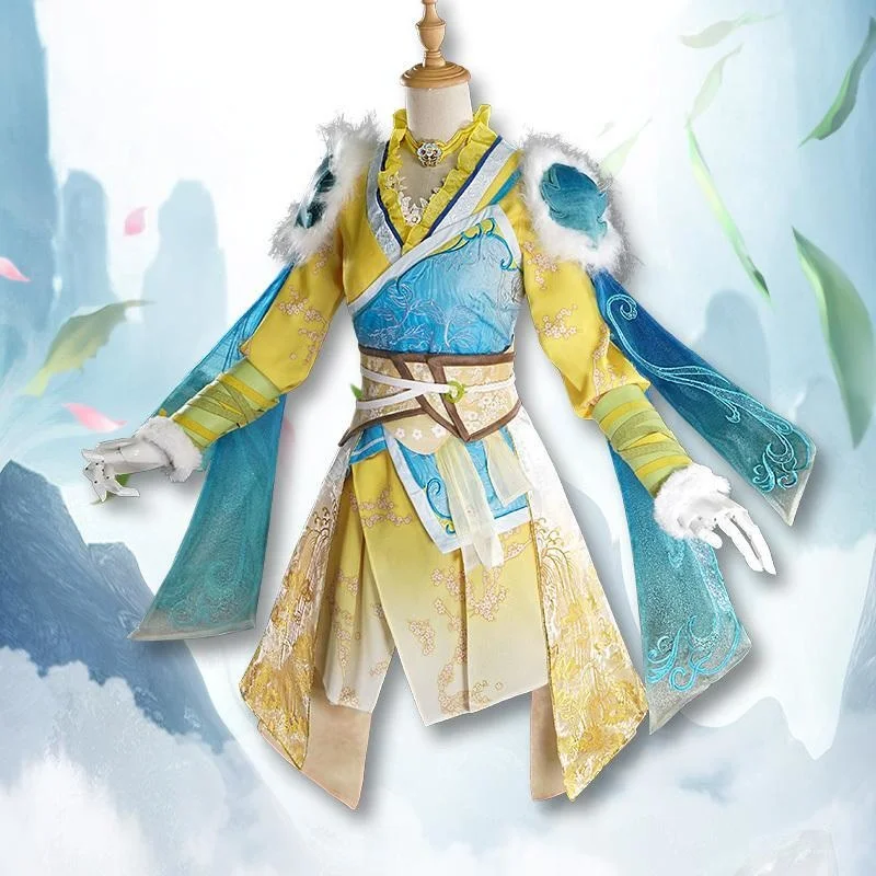 Shao Nian Ge Xing Qianluo Cosplay Costume Qianluo Clothing Sikong Qianluo Ancient Style Animation Lovely Dress Costume