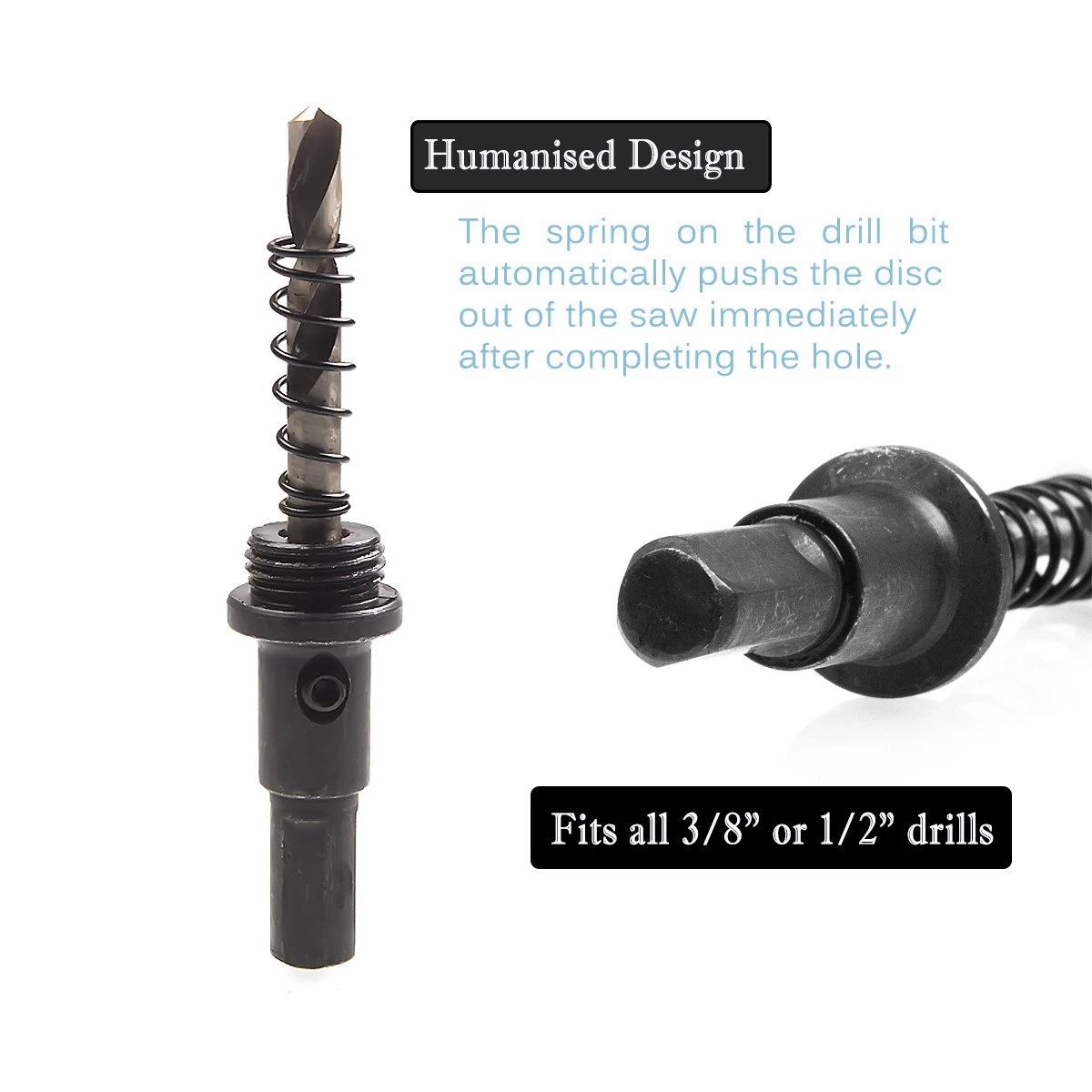 هول المنشار بليد لوحات كورنهول ، ثقب الذرة الحفر القاطع ، عرافة عرقوب مثقاب محول ، الأزرق ، 6 "، 152 مللي متر #6