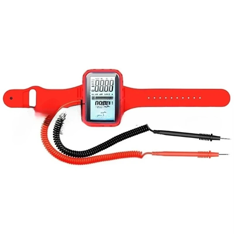 Measurable DCV ACV Resistance Continuity Mini Style Wearable Wrist Strip Wrist-worn Digital Multimeter Multi Tester Meter