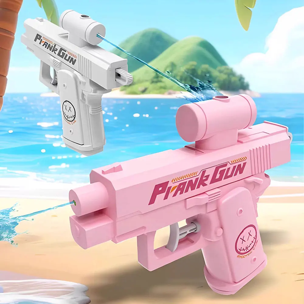 Broma de juguete de pulverización de agua de doble cara, pistola de agua de juguete, juego de salpicaduras de verano al aire libre para fiestas en piscina/playa, juguetes para niños, regalos ZG412