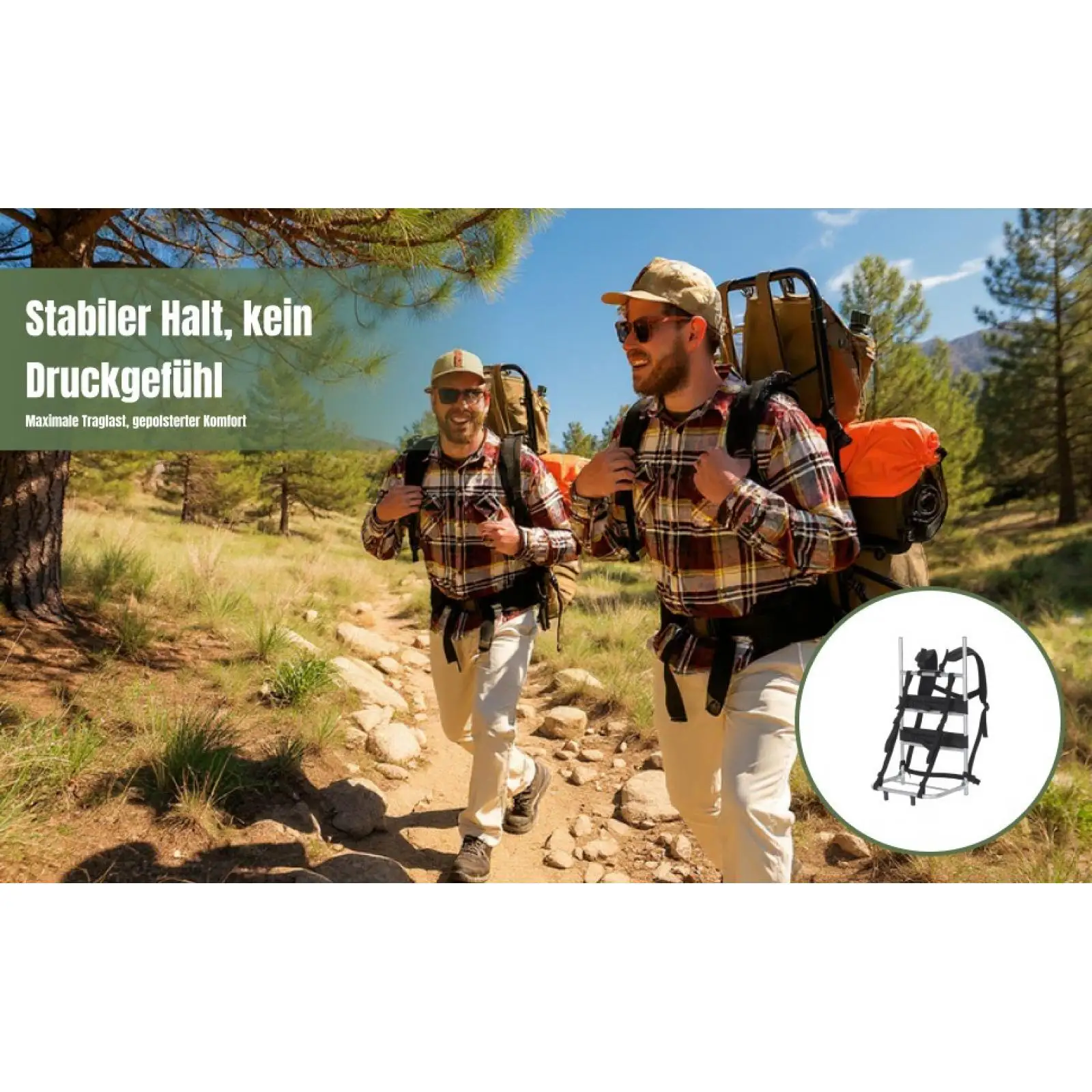 

Складной прочный каркас для рюкзака из легкого алюминия, туристическое снаряжение, вместительный рюкзак для треккинга