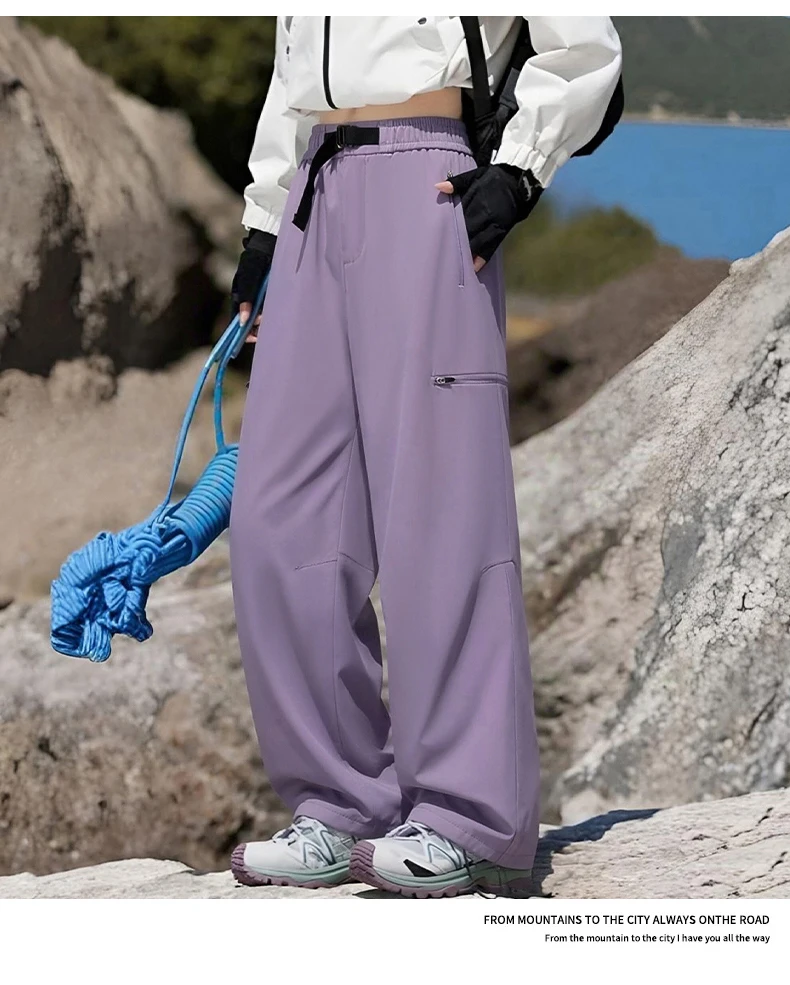 Damen Wasserdichte & Winddichte Outdoor-Hose Kratzfestes Gewebe für Allwetter-Abenteuer – Detail 10