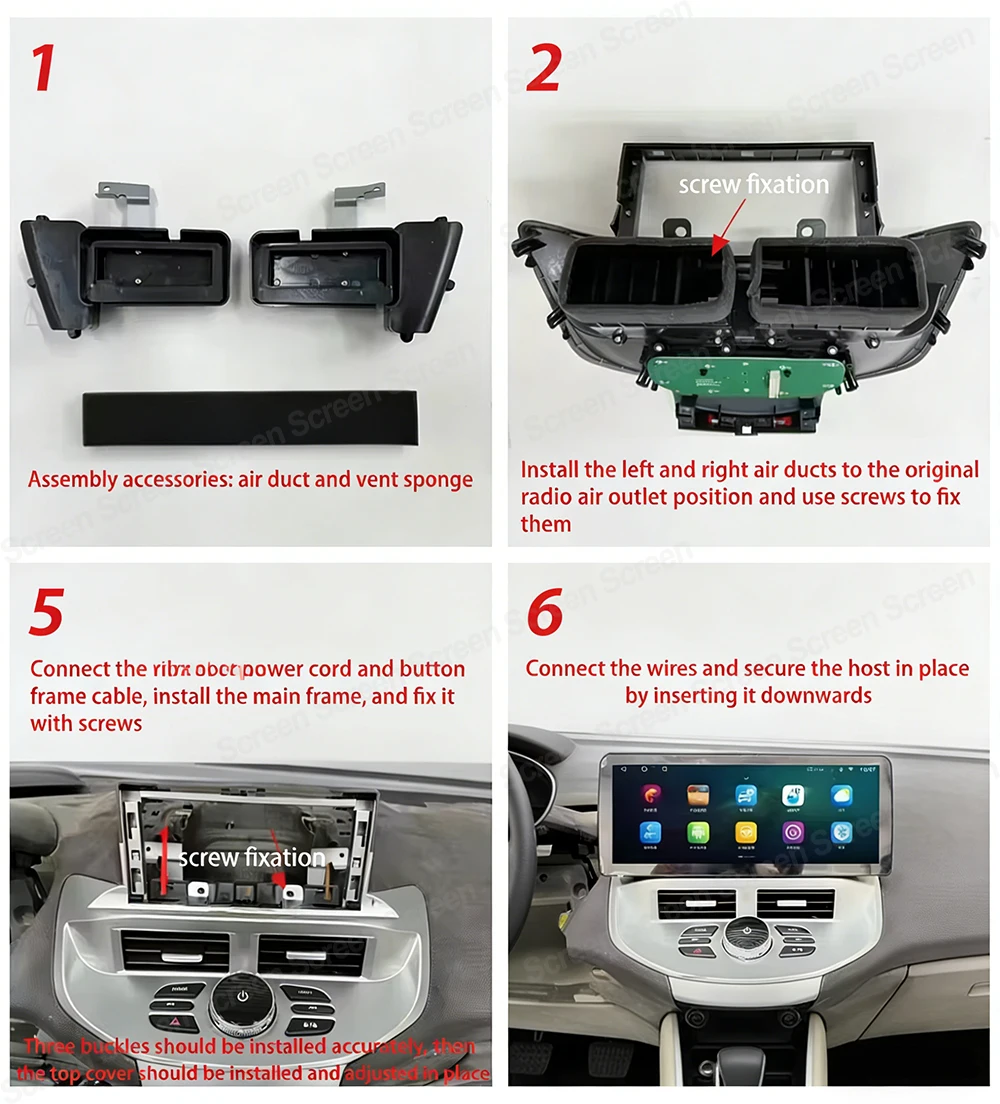 Para Ford Fiesta Mk6 Mk7 2009 2010 2011 2012 2013 2014-2016 Lhd Rhd Pantalla de Radio para Auto de 12.3 Pulgadas Multimedia 2din Video 5g Wifi Gps 4