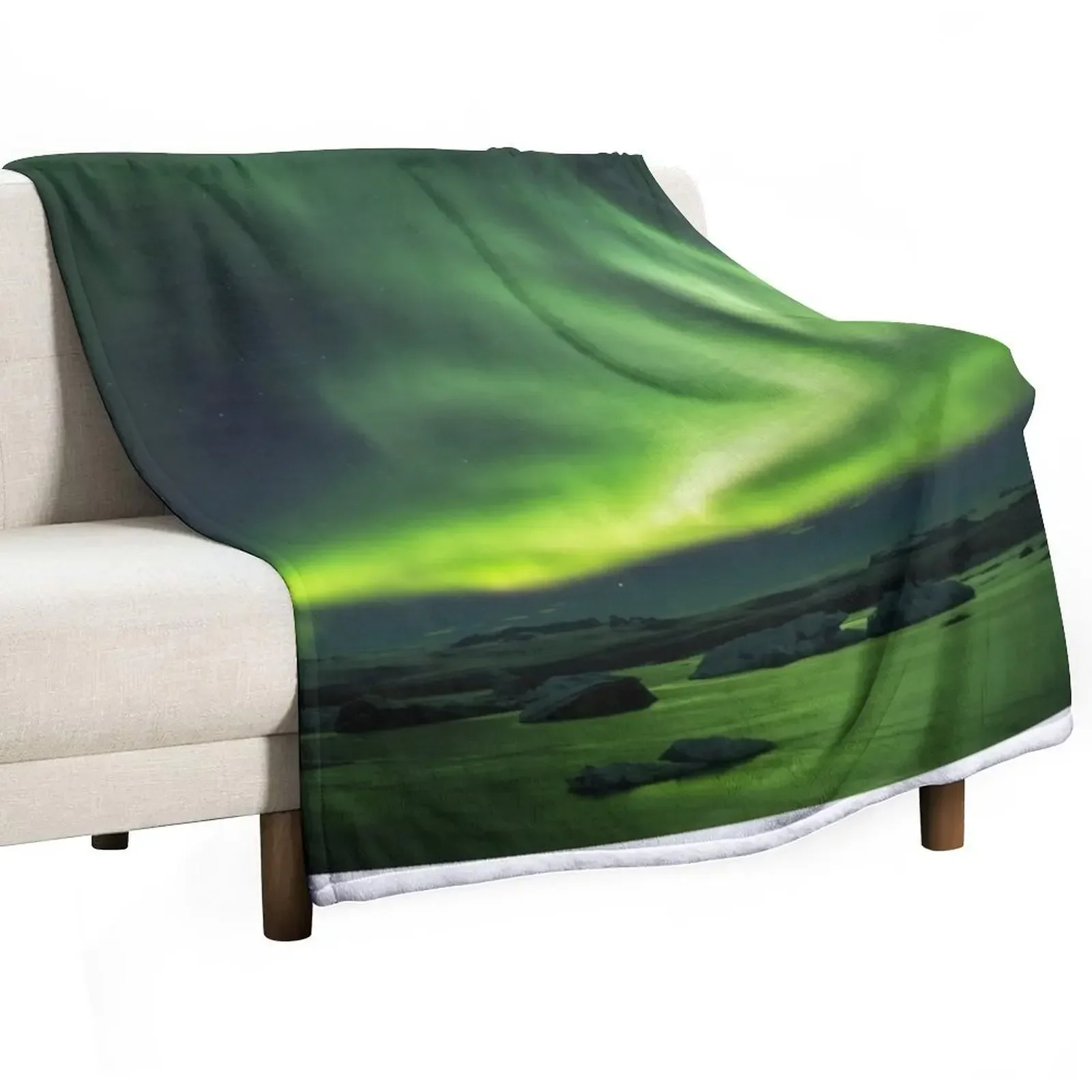 

Green Magic Throw Blanket Soft Plush Blanket as Housewarming Gift