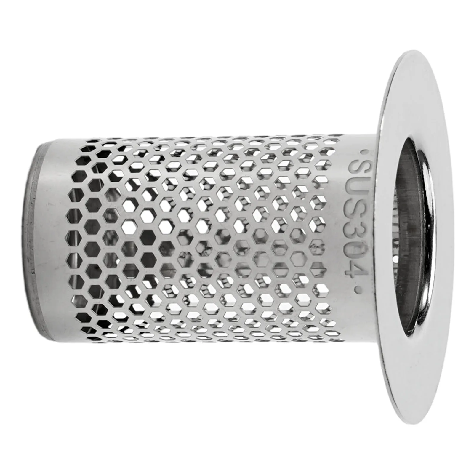 Brand New Drain Strainer Sink Filter Hair Catcher Kitchen Rust Resistant Silver Stainless Steel Basket Waste Plug