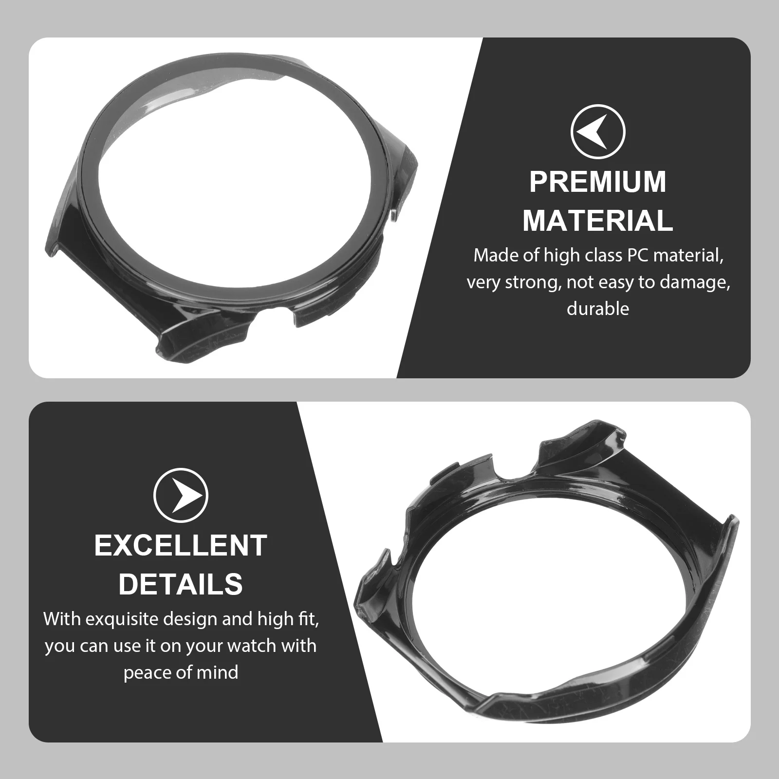 

Smartwatch Cover Stylish Protector Waterproof Shell Fine Workmanship Long Term Use Watch Cover Wristwatch Integrated Shell