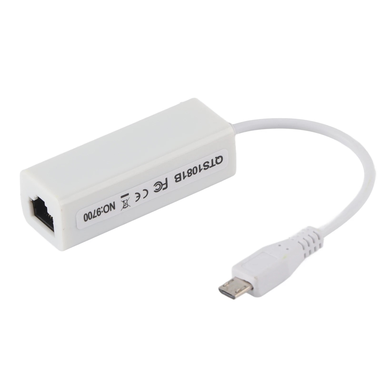 10/100Mbps USB 2.0 Fast Ethernet Network Card Adapter Micro USB to RJ45 Ethernet Port for Raspberry Pi Zero 1.3/W Motherboard
