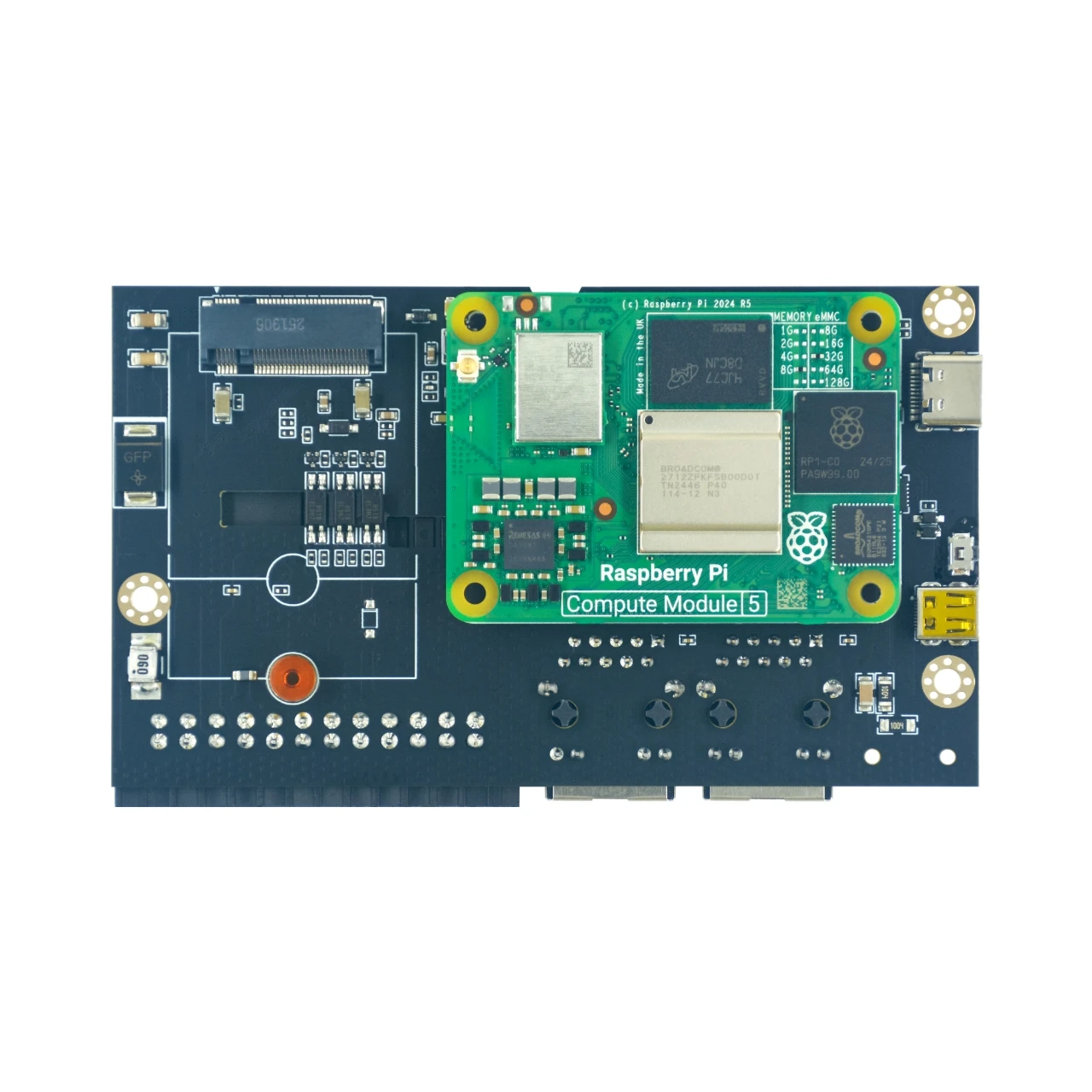 OpenEmbed Integrated PLC Raspberry Pi Edgebox-RPI5 Programmable Logic Controller PLC Programming RS485 Communication, Industrial