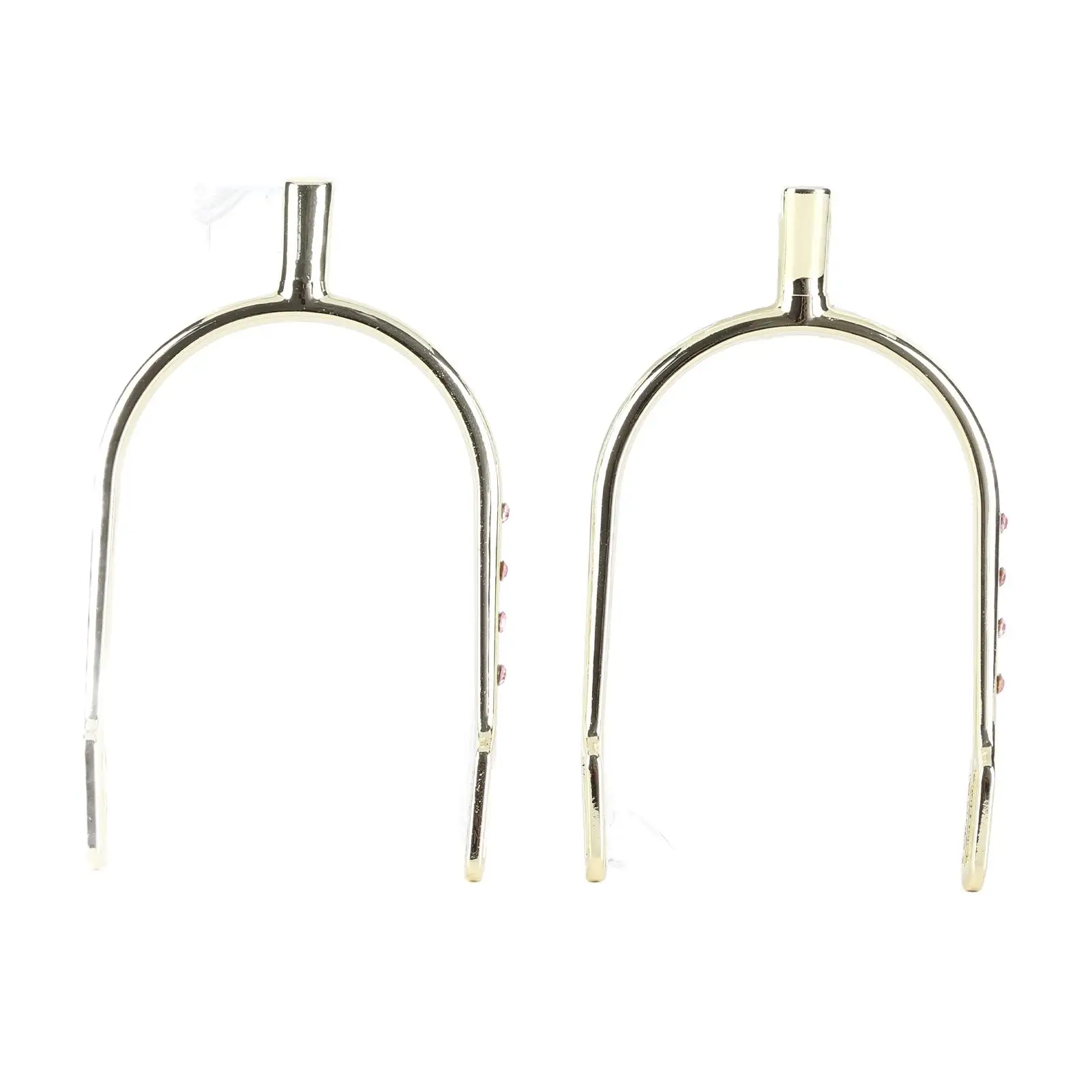 Узкие хромированные шпоры для молодых девушек, стильная латунная отделка из цинкового сплава с золотой отделкой для снаряжения для верховой езды