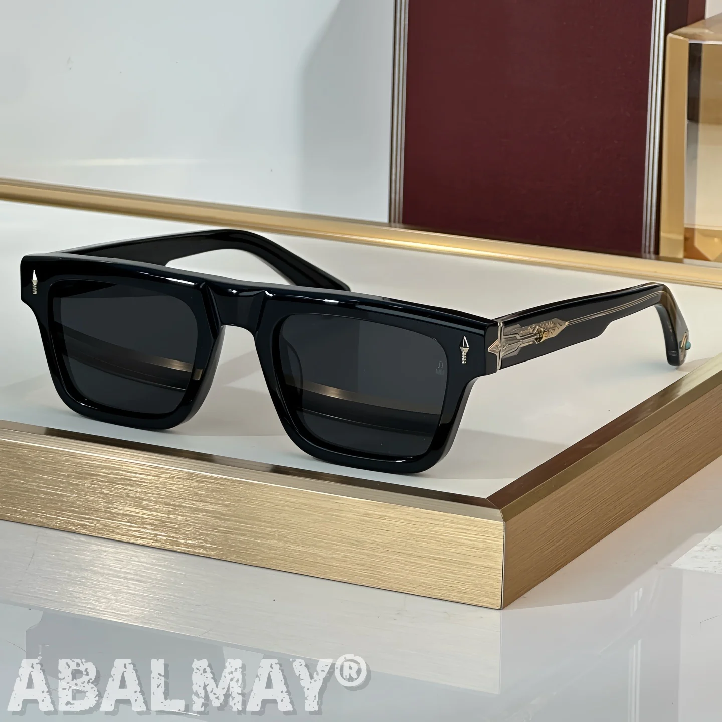 

Top High Quality Sunglasses for Men LARAMIE SIZE 52-24 Classic Women Luxury Brand Designer Fashion sun glasses UV400 With box