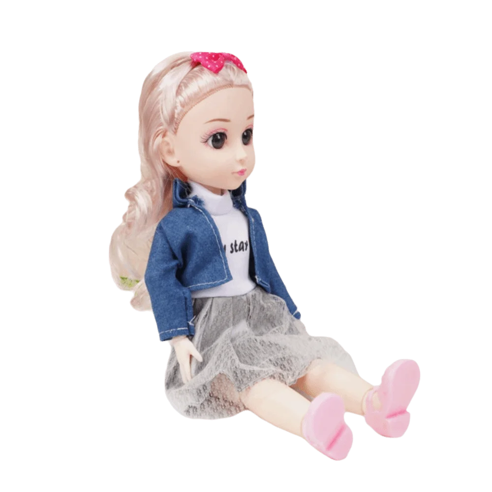 Attractive Eyes 30cm with Clothes with Wig Make Up Long Hair Princess Dress Up Ball Jointed Anime Princess Makeup Ball Joint
