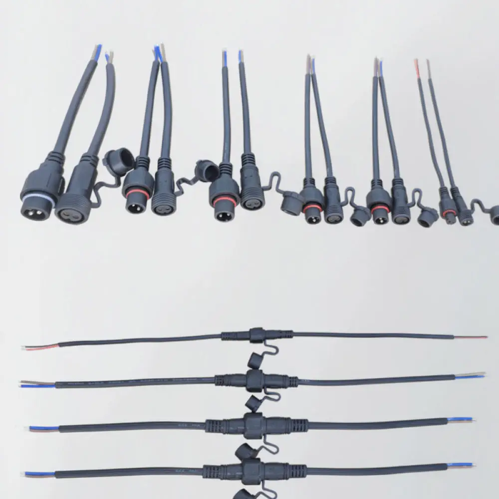Outdoor LED Cable Connector For Shangjiang Industrial Waterproof Power Quick Plug Male Female Socket Electric Joint System