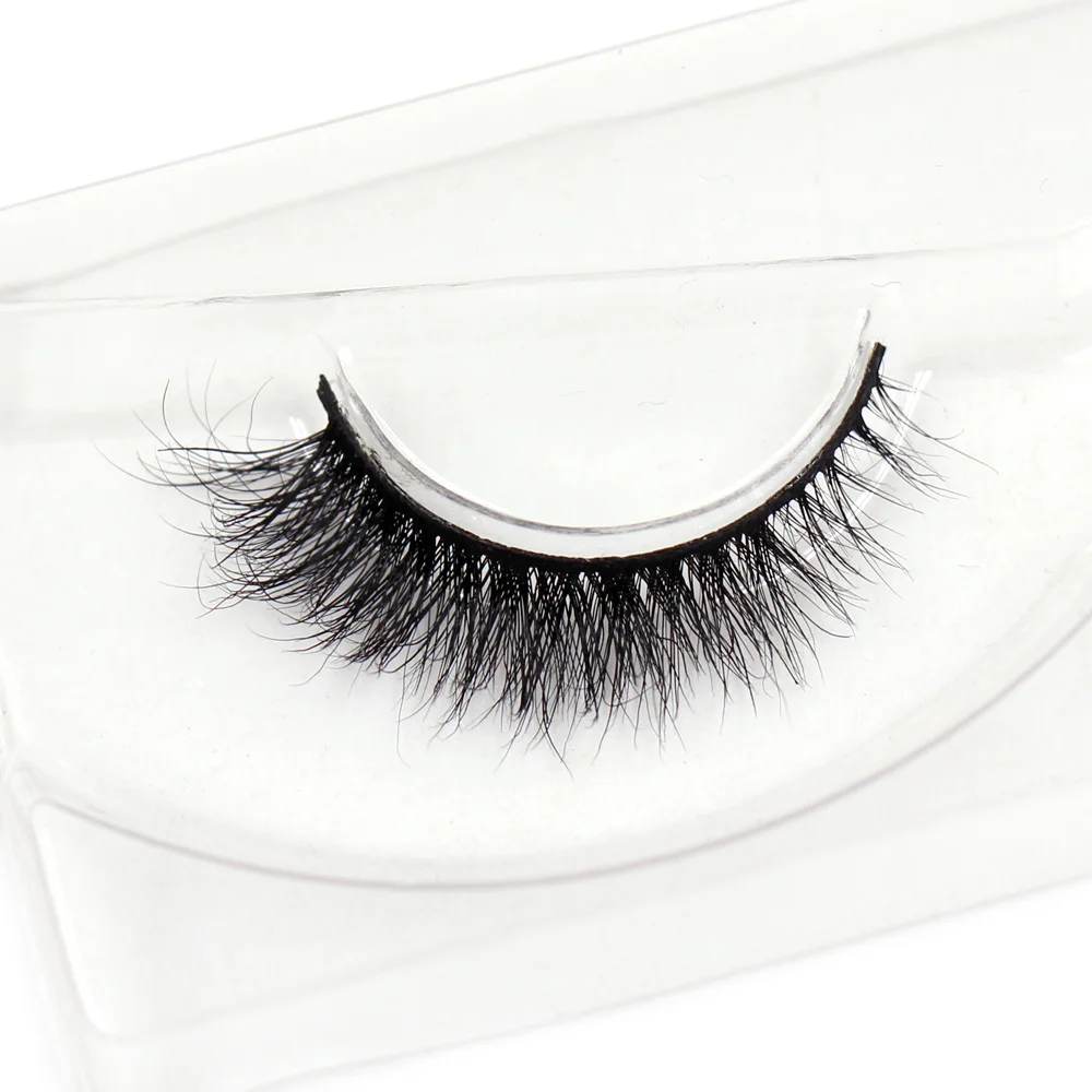 LEHUAMAO Mink Lashes Short Natural False Eyelashes Maquiagem Fluffy Wispy Eyelashes Long Lasting Lashes Eye Extensio makeup