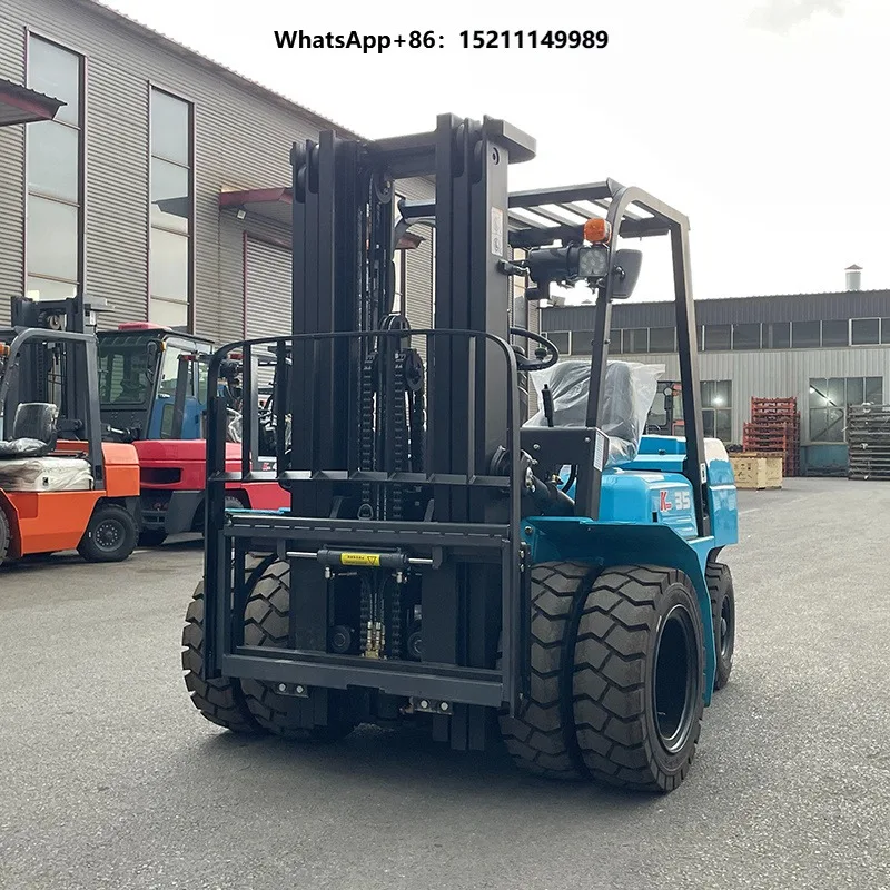 Factory Outlet Forklift 3 Ton 5 Ton Lift Height 3000-7000mm Outdoor Solid Tire Forklift Forklift Truck